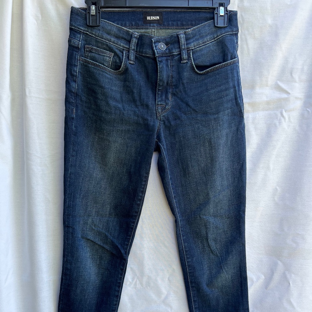 Hudson Natalie Midrise Skinny Ankle Jeans